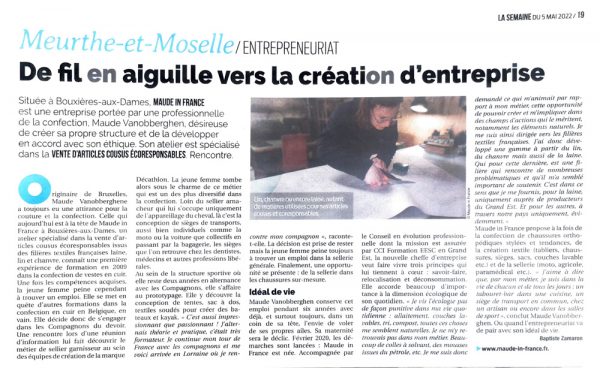 Portrait Maude In France