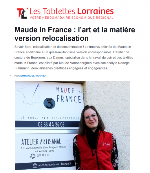 Portrait Maude In France