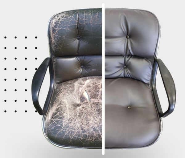 Réparation d'un siège en cuir