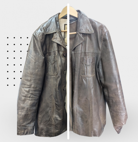 Réparation veste en cuir